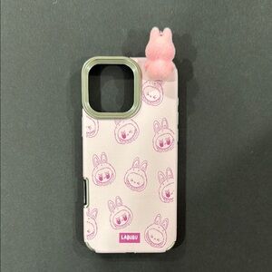 Labubu Pink Phone Case (iPhone 16 pro Max)